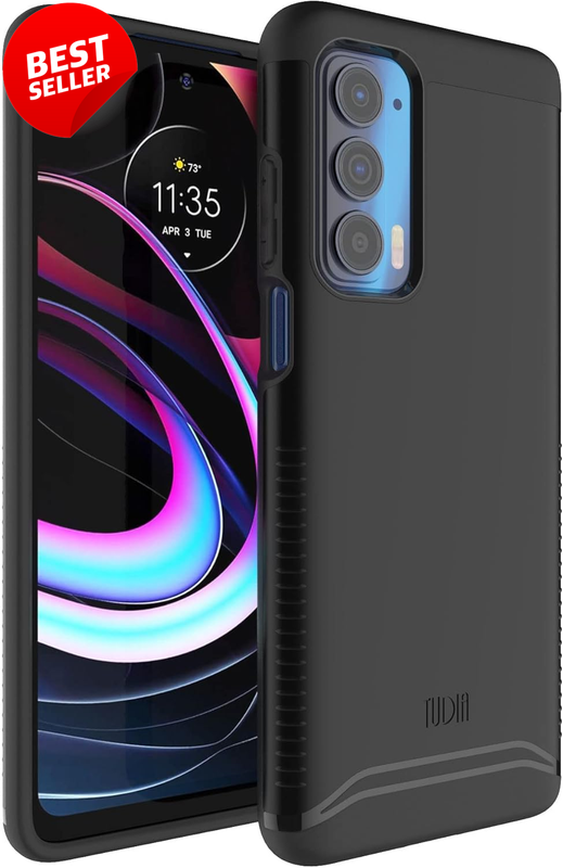 Motorola Moto Edge 2021/5G UW Case Slim Heavy Duty Dual Layer Black - US