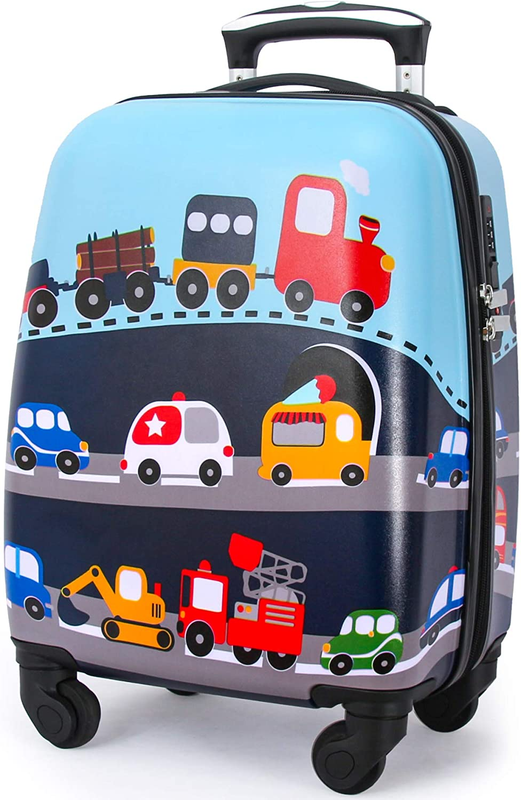 Lttxin Kids Rolling Luggage with Wheels Hard Shell Carry on 