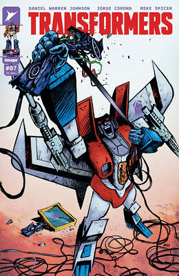 TRANSFORMERS #7 COVER A DANIEL WARREN JOHNSON & MIKE SPICER VF/NM IMAGE HOHC