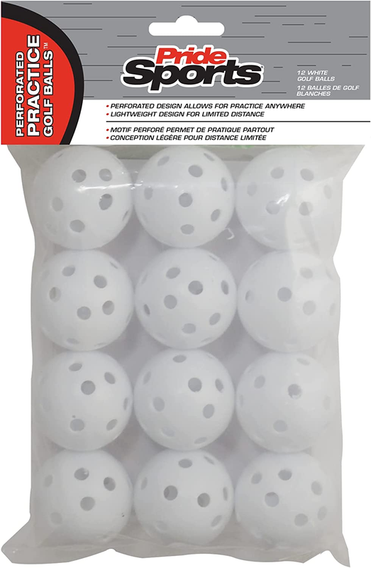 PrideSports Practice Golf Balls, 12 Count