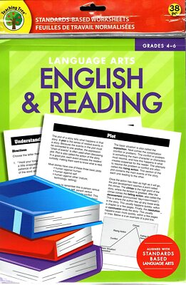 Teaching Tree Language Arts - English & Reading - Worksheets Workbook - Grades 4