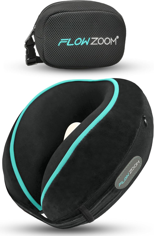 FLOWZOOM Dream Pro - Nackenkissen Mit Extra Seitlicher Stütze Und Flexibel Einst