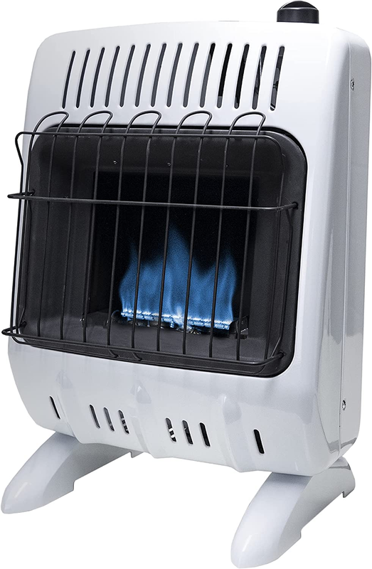 F299710: Vent Free 10,000 Btu Blue Flame Propane Heater, One Size, White