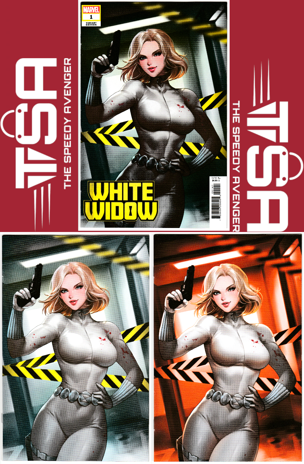 WHITE WIDOW #1 Lesley Leirix Li Variant C + 1:50 + 2nd Print 1:25 Incentives