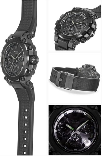 Pre-owned Casio G-shock Mt-g Mtg-b3000b-1ajf Black Atomic Solar Bluetooth Watch Men Japan