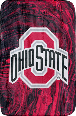 Everything Comfy Ohio State Buckeyes Color Swept Soft Throw Blanket, 42'' X 60''