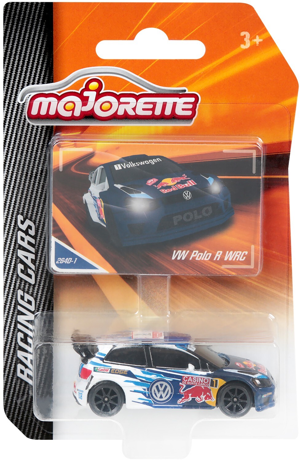 Volkswagen Polo R WRC Red Bull Majorette Racing Cars 2019