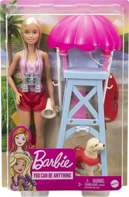 Barbie You Can Be Anything Lifeguard Playset 12'' Fashion Doll