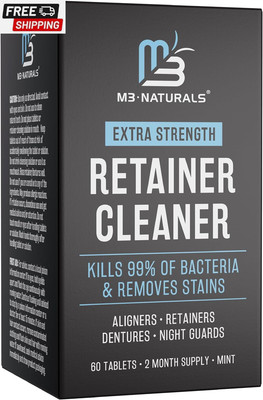 Retainer Cleanser Tablets Invisalign Cleaner FSA HSA Approved Remove Odors Disco