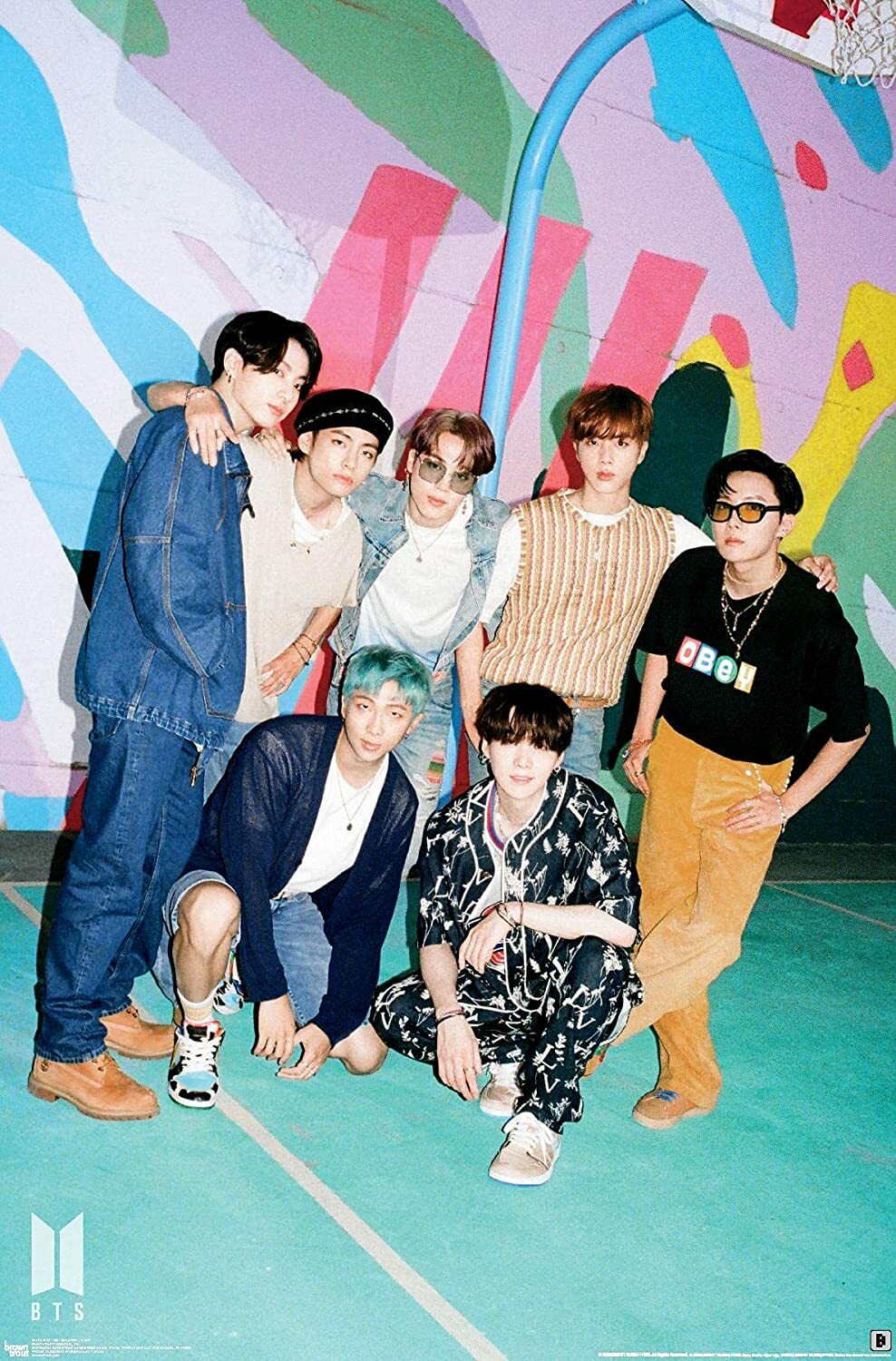 BTS: Dynamite-Court Wall Poster, 22.375 in x 34 in, Unframed