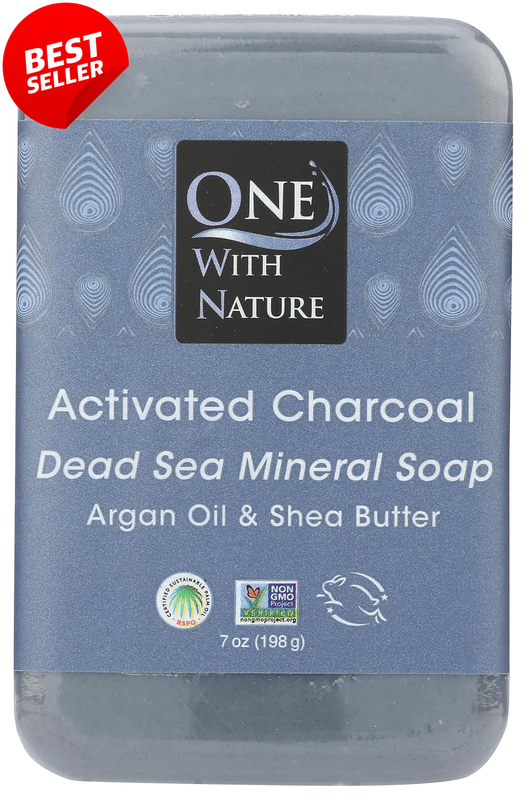 Activated Charcoal Bar Soap Deep Cleansing Acne Blemish 7 Oz Bath - US