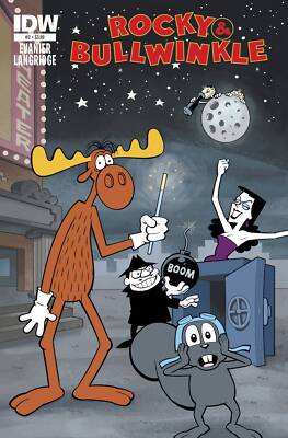 ROCKY & BULLWINKLE #2 IDW PUBLISHING
