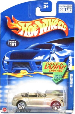 Hot Wheels M Roadster 2002 #161 on Race and Win Card W/5dots 