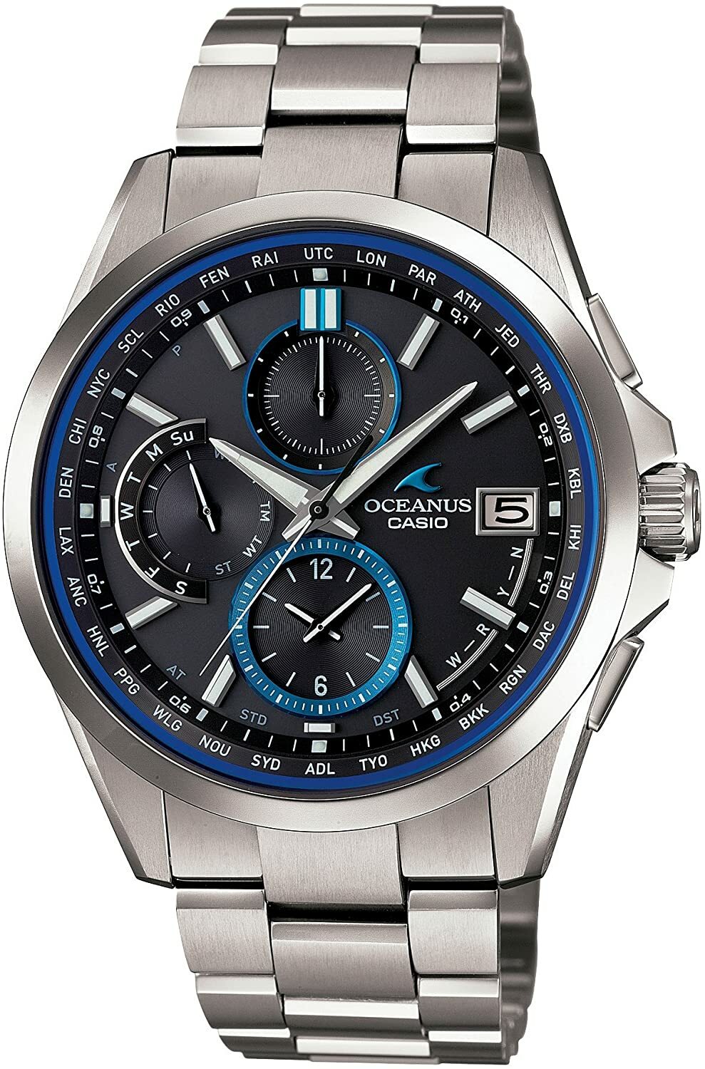 Pre-owned Casio Brand-new  Ocw-t2600-1ajf Radio Solar Titanium Watch From Japan Jdm