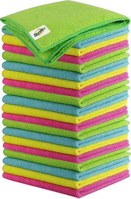 Microfiber Cleaning Cloth Lint Free Towels for House, Kitchen, Cars, Windows -Ul