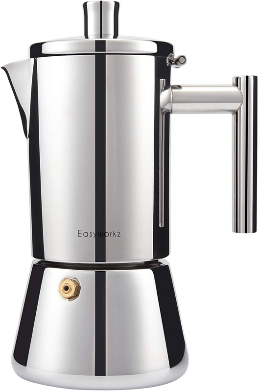 Diego Stovetop Espresso Maker Stainless Steel Italian Coffee Machine Maker