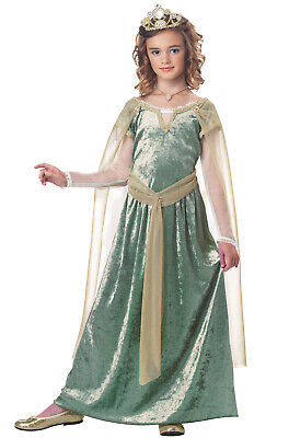 Brand New Queen Guinevere Renaissance Medieval Child Halloween Costume