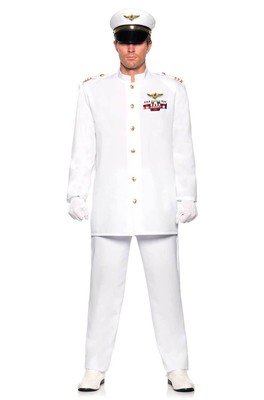 Brand New Deluxe Navy Admiral Adult Costume