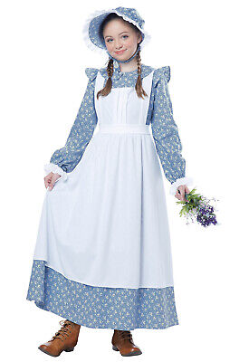 Brand New Colonial Pioneer Girl Outfit Child Costume
