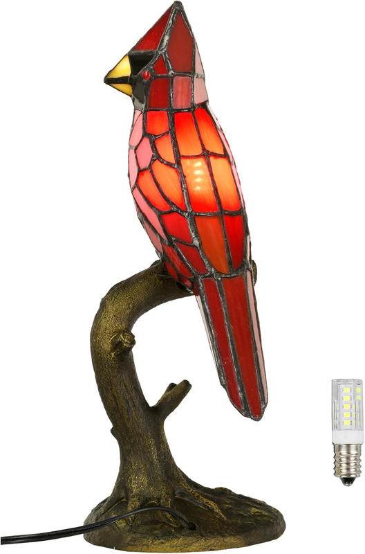 Cardinal Tiffany Style Accent Table Lamp in Height 14.5