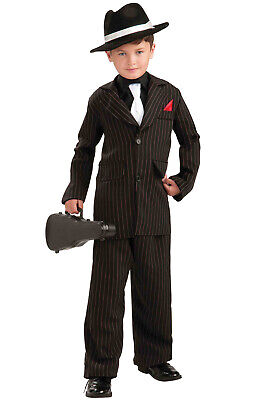 Brand New Littlest 1920's Mob Gangster Child Costume (Small)