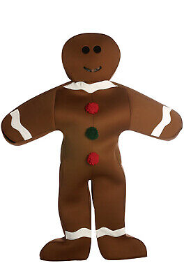 Gingerbread Man Christmas Cookie Adult Costume
