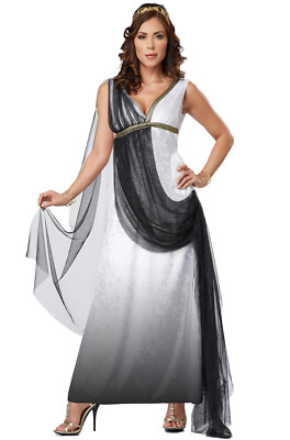 Brand New Toga Deluxe Roman Empress Greek Goddess Venus Women Adult Costume