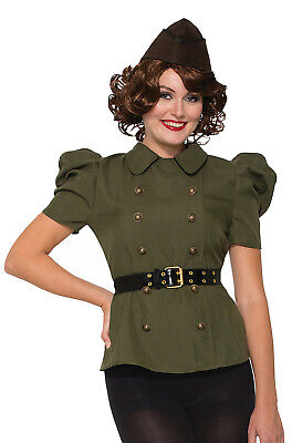 1940's Military Uniform Bombshells Women Adult Costume