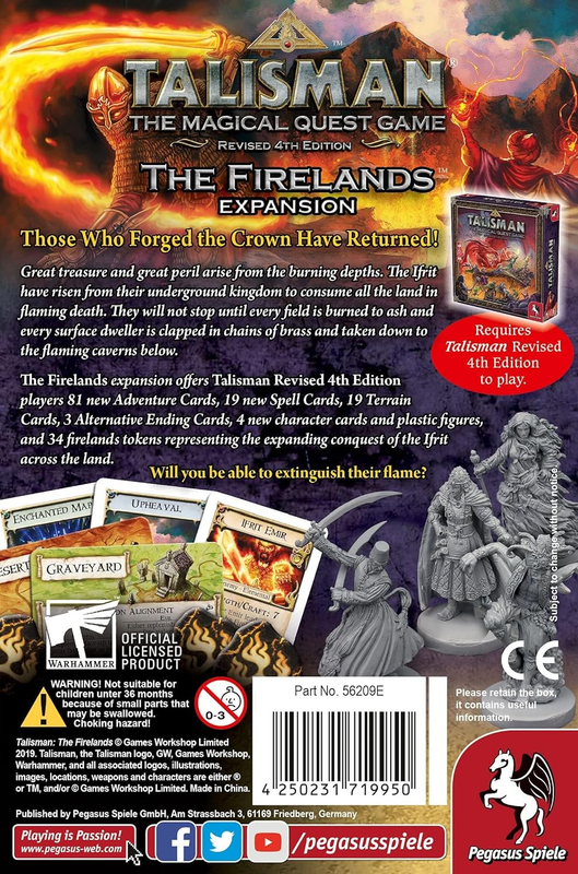 Pegasus Spiele Talisman: the Firelands Board Game Orange