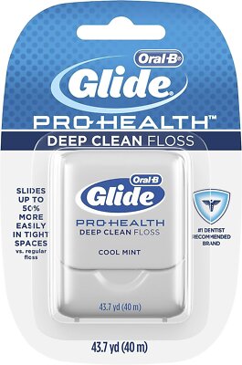 Oral-B, Glide Pro-Health Deep Cleaning Floss, Cool Mint, 43.7 yd