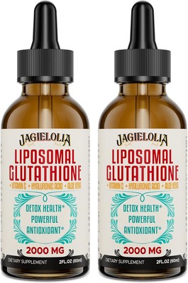 2000MG Liposomal Glutathione Liquid, Made in The USA, 4 Fl Oz (Pack of 1) 