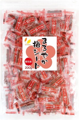 Rifcoco Maroyaka Ume Sheet Mellow Plum Sheet Umeboshi Individually Packed 200g