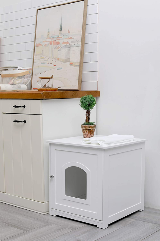 Zoovilla Kitty Litter Cabinet &ndash; Hidden Litter Box Furniture
