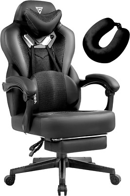 Gaming Chair- Gaming Chair with Footrest, Mesh Gaming Chair for Heavy People, Er