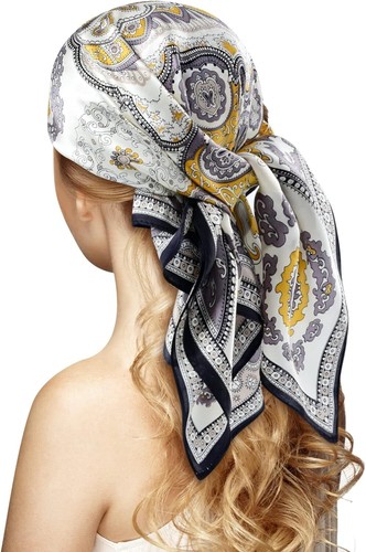 アクセサリー everyone classic silk scarf 100% Silk Head