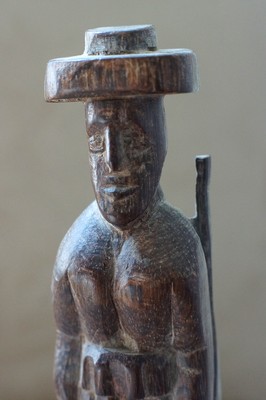 Antique Hand Carved Wooden Soldier, Rare find from an antique store.