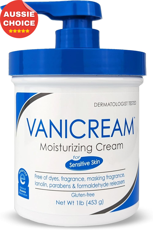 Moisturizing Cream Pump Sensitive Skin Eczema Psoriasis Itch 16 Oz