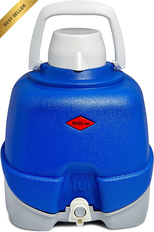 Decor Cooler Jug with Tap, 10 Litre Capacity, Blue, 28 X 28Cm (10L)