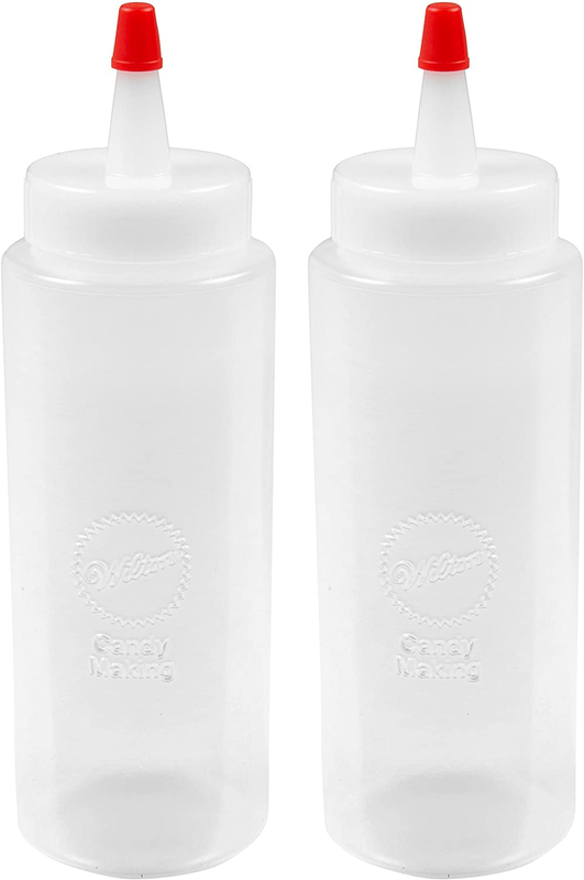 Mini Squeeze Bottles, 6 Oz., 2-Piece, Plastic