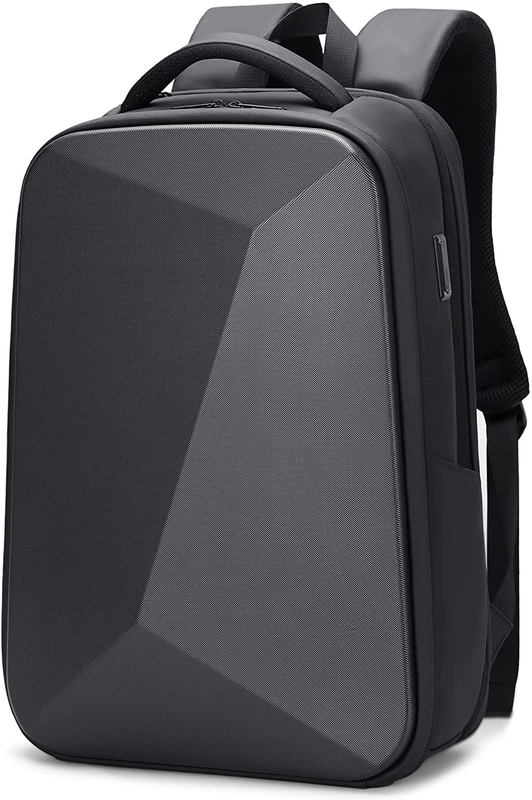 Backpack 15.6 Anti-Theft USB Charging Laptop Water-Resistant Business Black