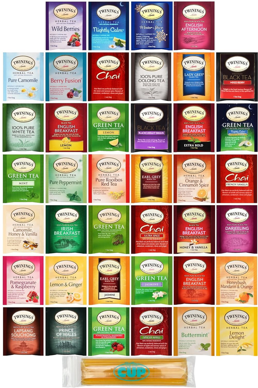 Bags Variety Pack (40) With Honey Sticks &ndash; Assorted Flavors