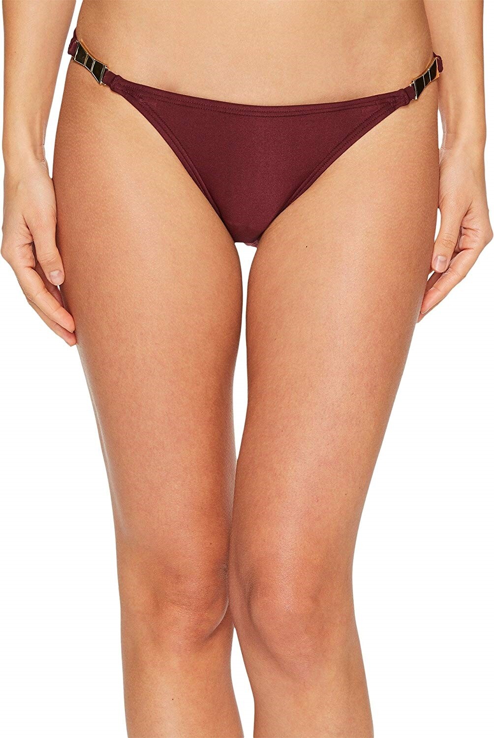 Kate Spade New York Women's Crescent Bay Shirred Bikini Bottom Sz S