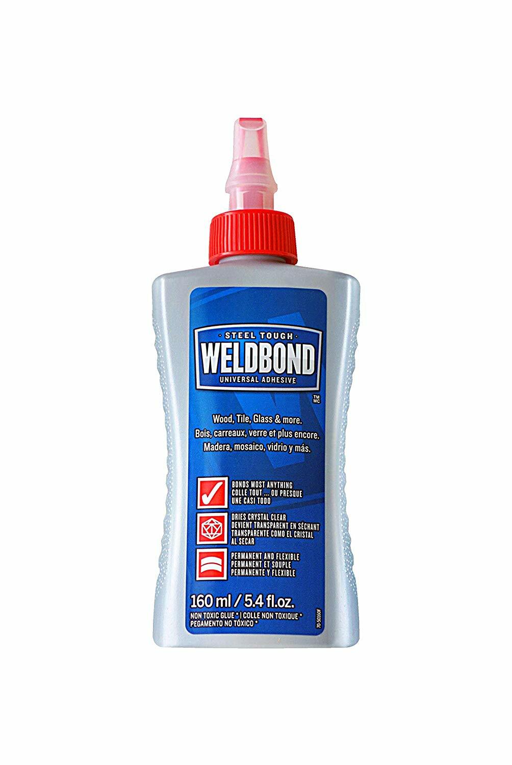 Weldbond Multi Purpose Adhesive Glue Wood Tile Glass Plaster Slate Brick Fabric