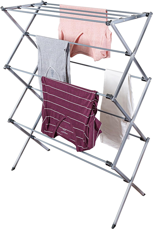Honey Can Do Oversize Collapsible Clothes Drying Rack DRY 09066 Silver 50 Lbs eBay