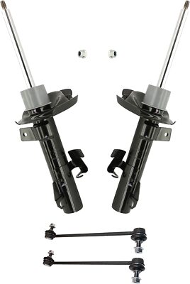 2WD Front Shock Absorbers Assembly Sway Bar End Links for Volvo C30 C70 S40 V50