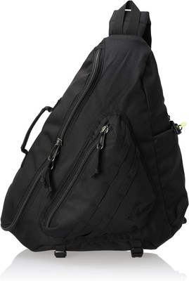 [Thrasher] Sling Bag 17L Water-Repellent THR-296 BKBK_Black/Black