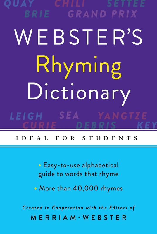 Webster'S Rhyming Dictionary, Newest Edition