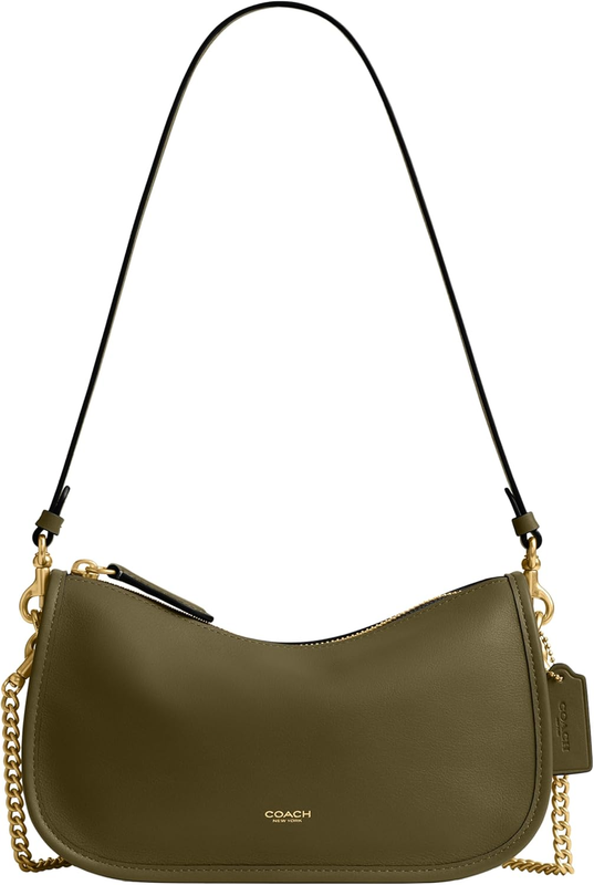 COACH Women's Natural Grain Leather Waverly Bag