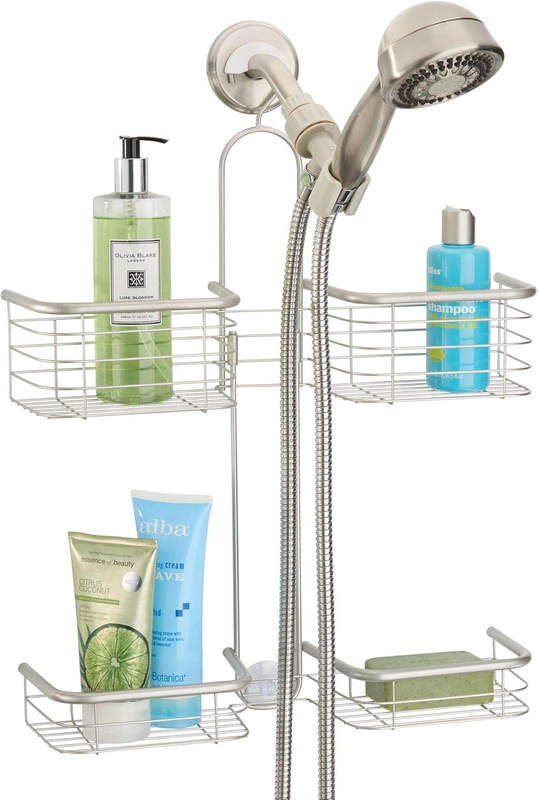 Idesign Forma Shower Caddy, Satin | Storage for Shampoo, Conditioner, Body Wash