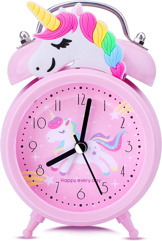 For Girls Kids, Cute Bedroom Decoration, Non Ticking Silent
